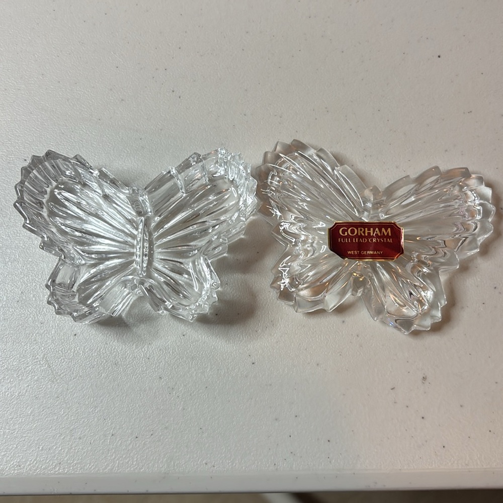 Gorham Clear Crystal Butterfly Collection - Picture 4 of 4